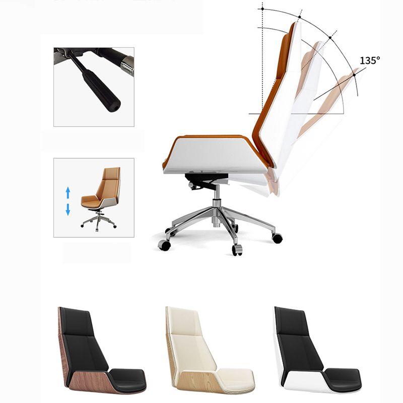 Metal Frame Modern Office Chair Executive Ergonomic Desk Chair