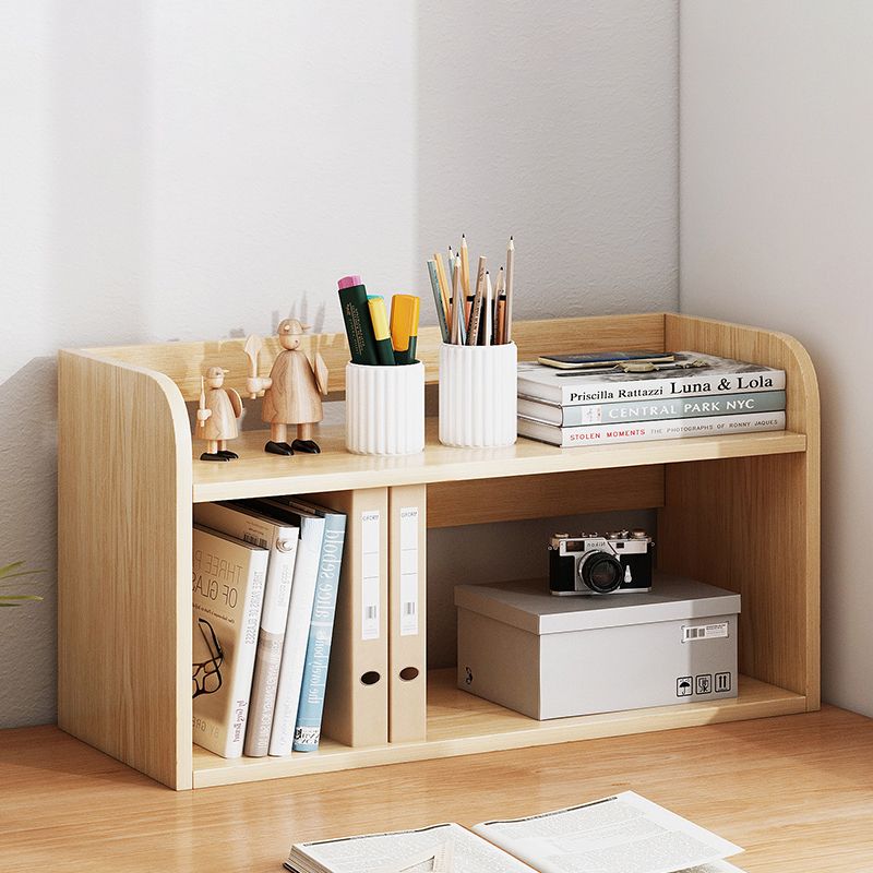 Light Brown Modern Style Bookshelf Engineer Wood Bookcase for Home