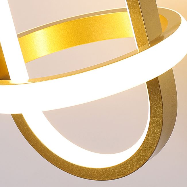 Luminaires muraux circulaires appliques en métal de style minimaliste moderne