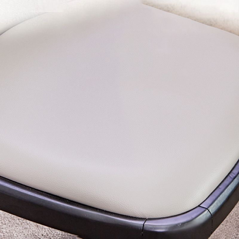 Silla auxiliar industrial tapizada para el hogar, silla de comedor Parsons con acabado mate (juego de 2)