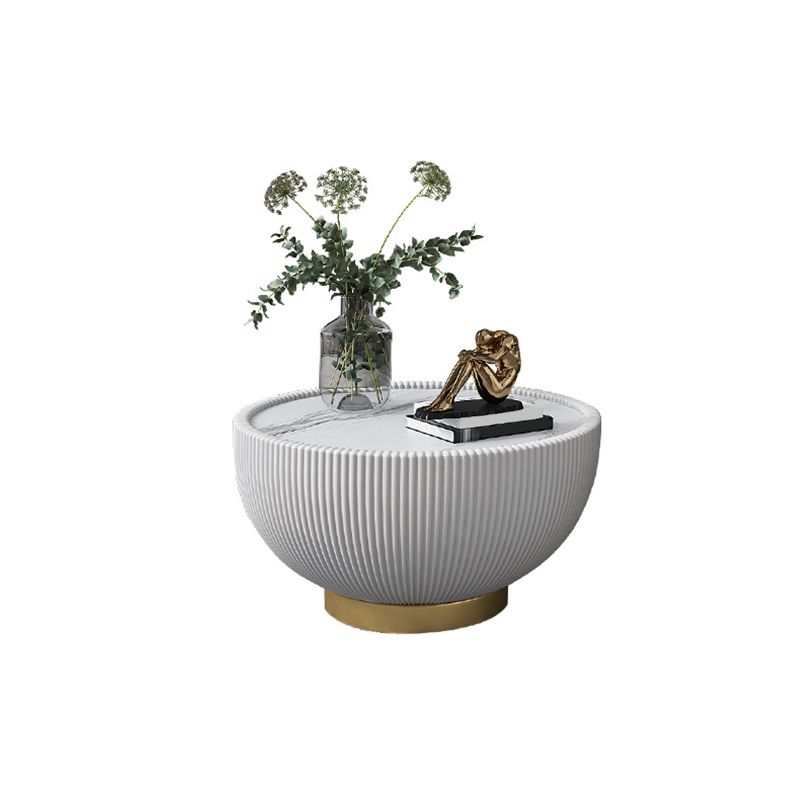 2 Piece Bunching Tables Slate Round Coffee Table for Living Room