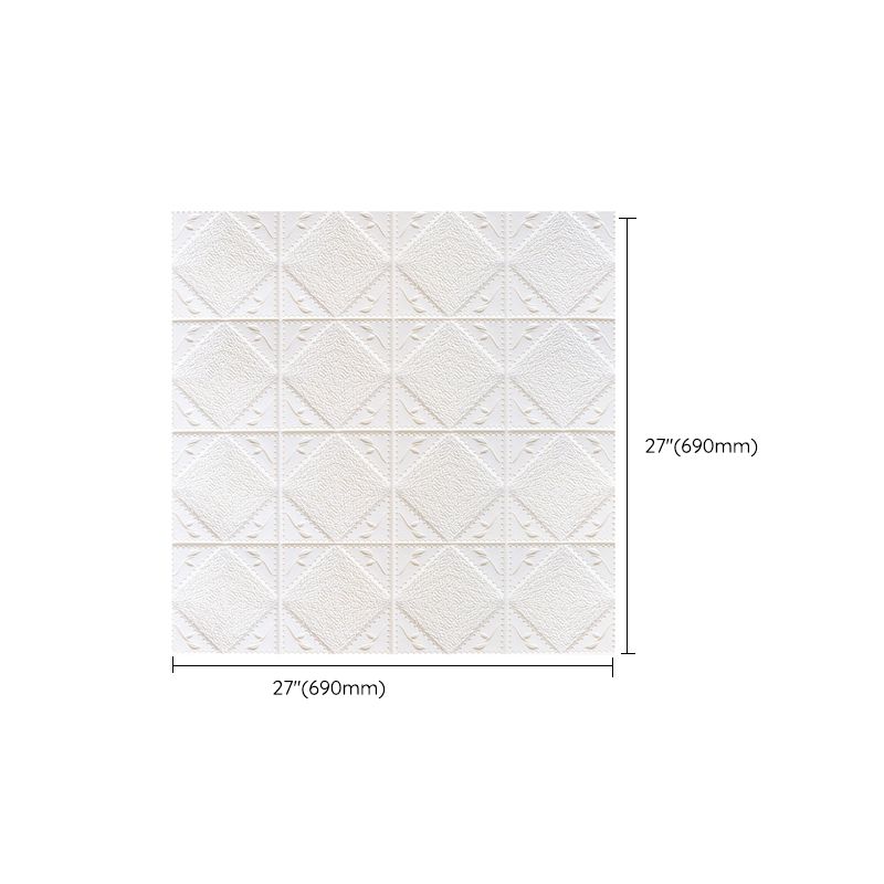 Modern Wall Paneling Peel and Stick Waterproof 3D Print Wall Panel