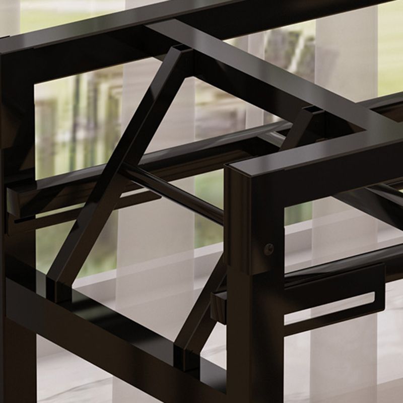 Modern Engineered Wood Computer Desk Rectangular Home Steel Legs Office Desk