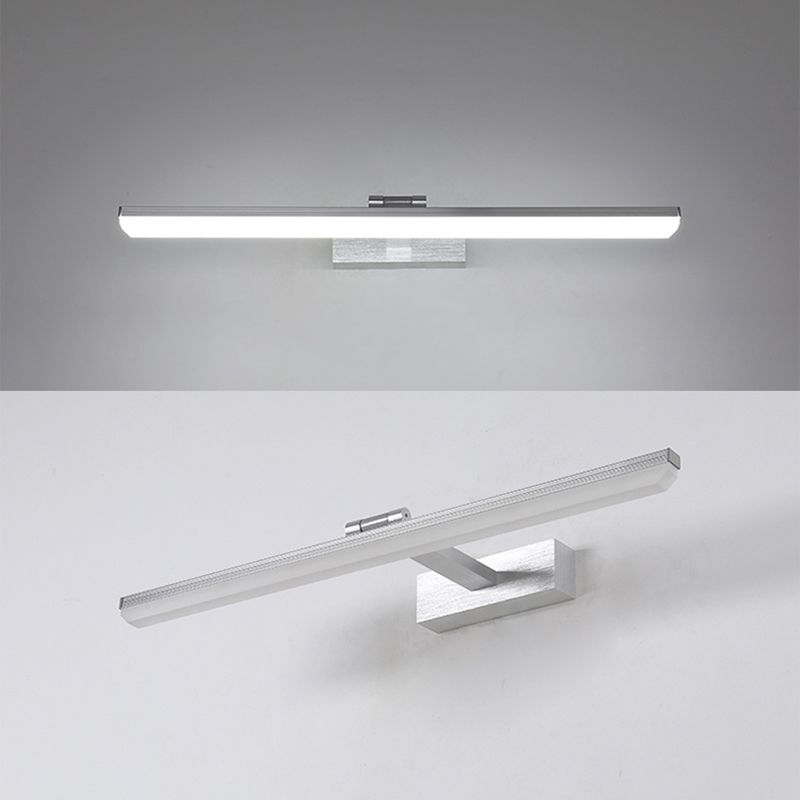 Straight Mirror Light Modern Colorful 1 Light Wall Sconce Fixture for Bedroom