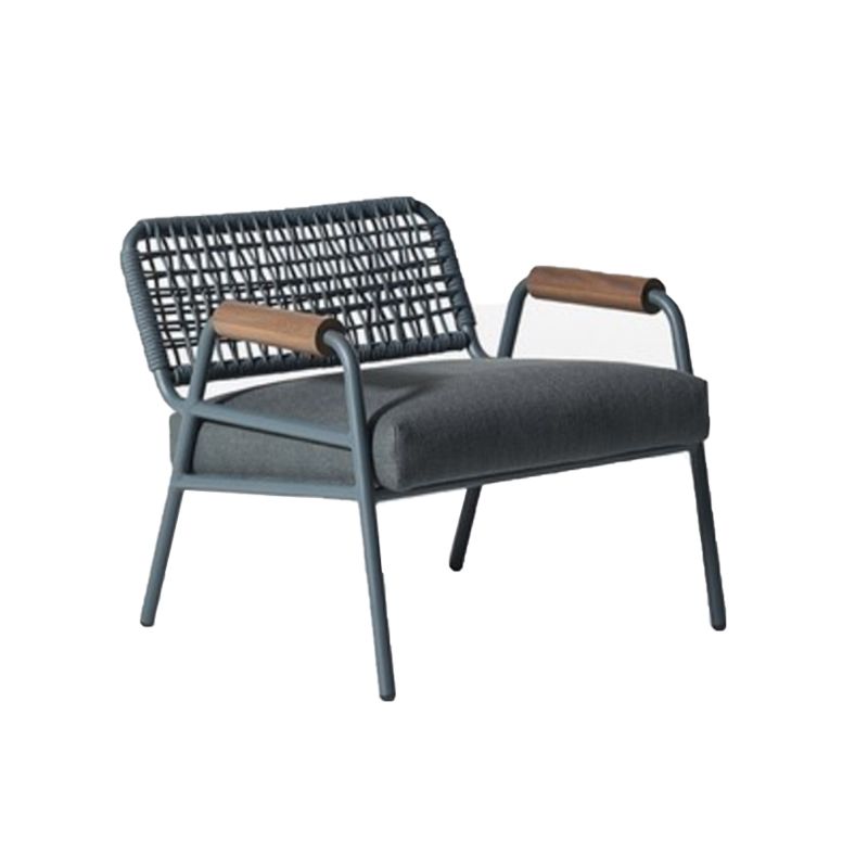 27.56" Wide Scandinavian Style Single Sofa Chair Fixed Back Arm Chair