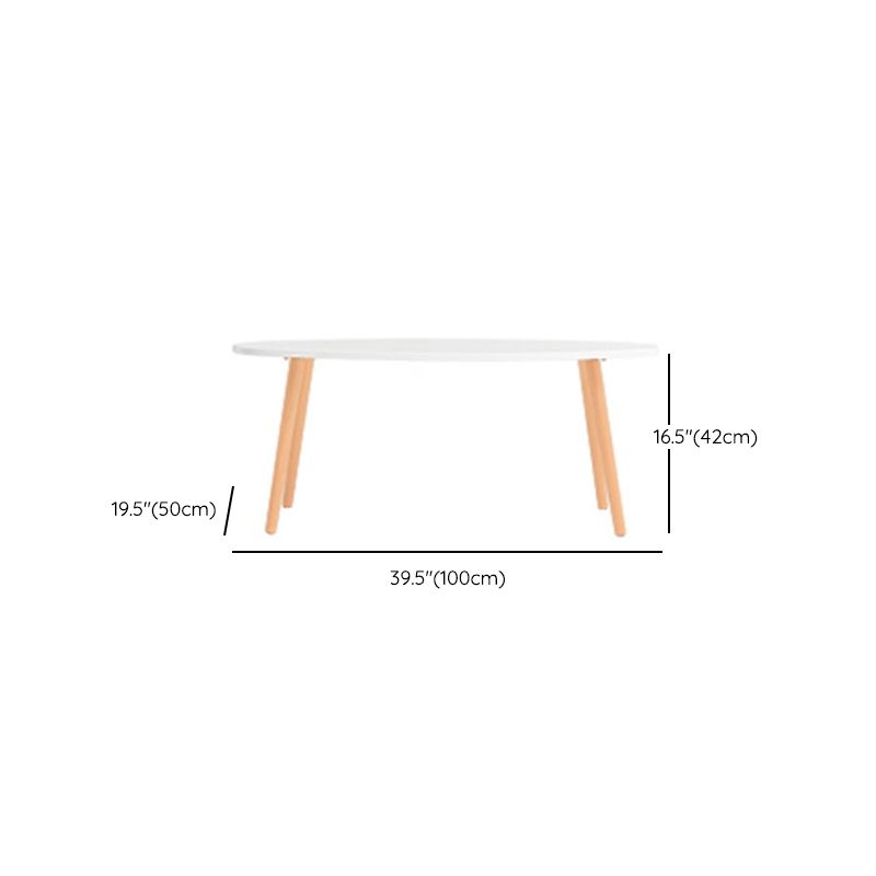 Contemporary Coffee Table Wooden Natural Coffee Cocktail Table
