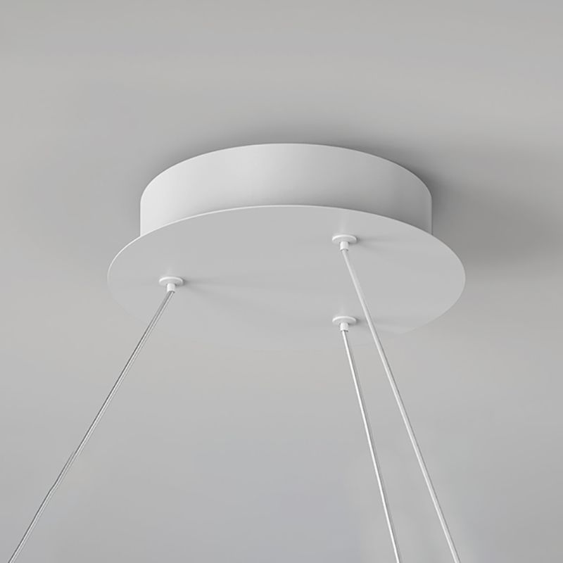 Metalen cirkel plafond hanger Noordse moderne 1-licht plafondverlichting armaturen