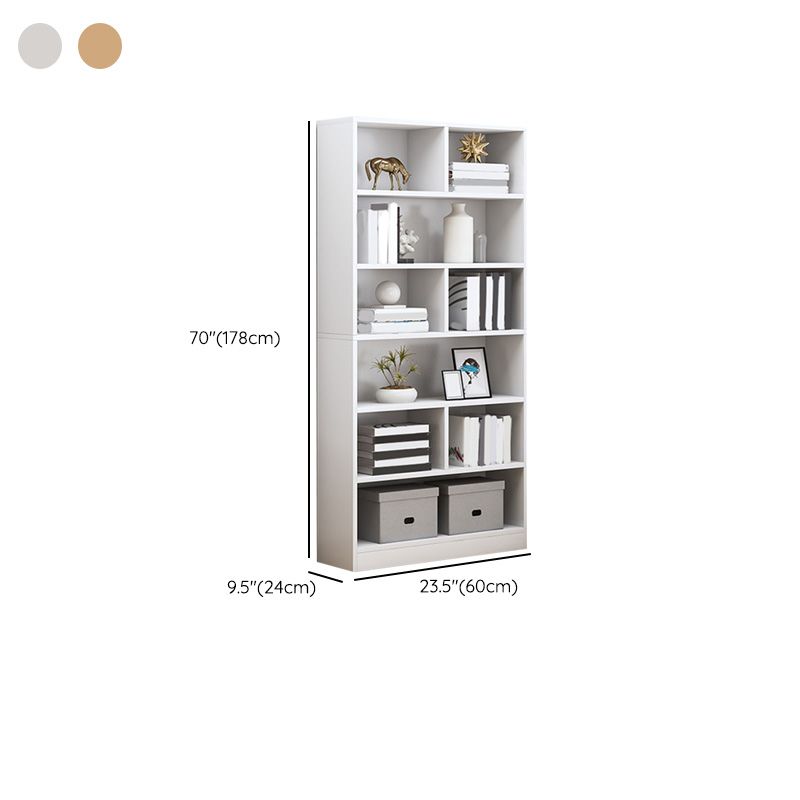 Contemporary Accent Cabinet with Wooden Shelves Rectangle Cabinet