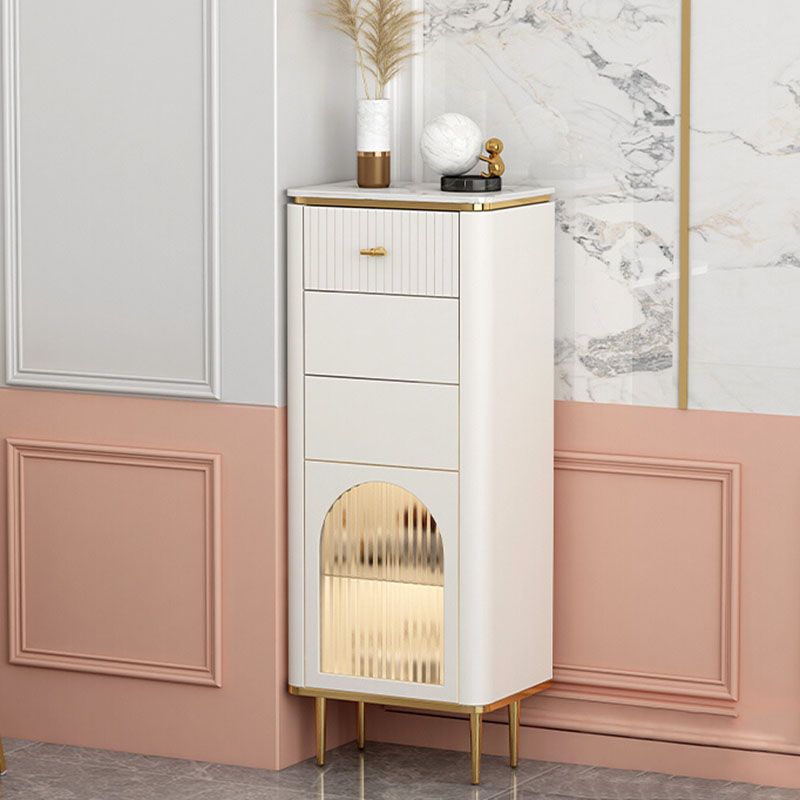 Contemporary Storage Chest Dresser Stone Top Storage Chest 11.81-inch W