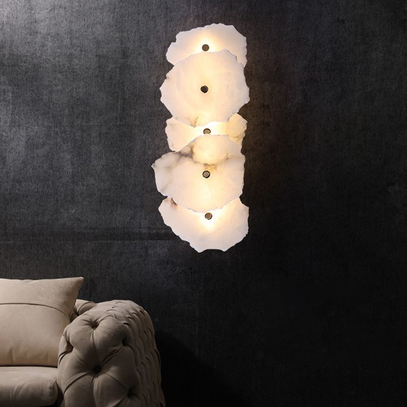 1/2/3/5/7/9-Light White Contemporary Shaded LED Metallic Wall Mounted for Bedroom