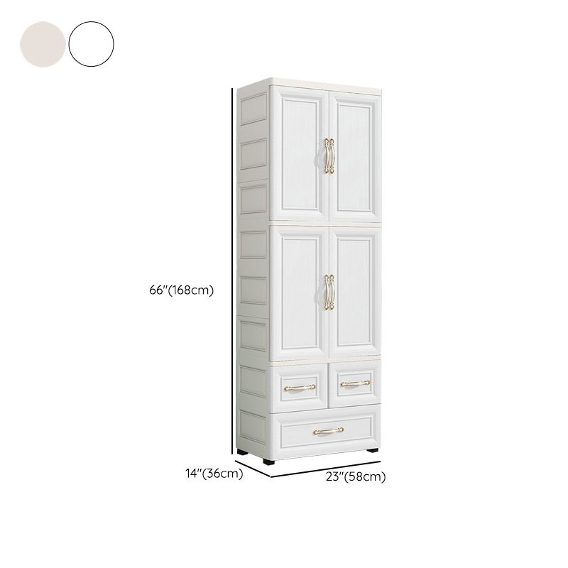 Modern Chest Scandinavian Nursery Dresser Plastic Kids Nightstand , 14.04 Inch Width