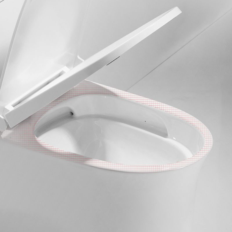 Modern One Piece Flush Toilet Floor Mounted White Toilet Bowl for Bathroom