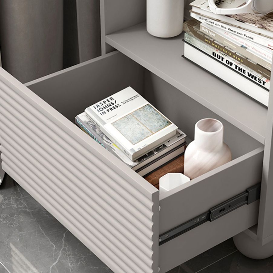 Standard Book Shelf with Drawer Vertical Shelf Bookcase for Office