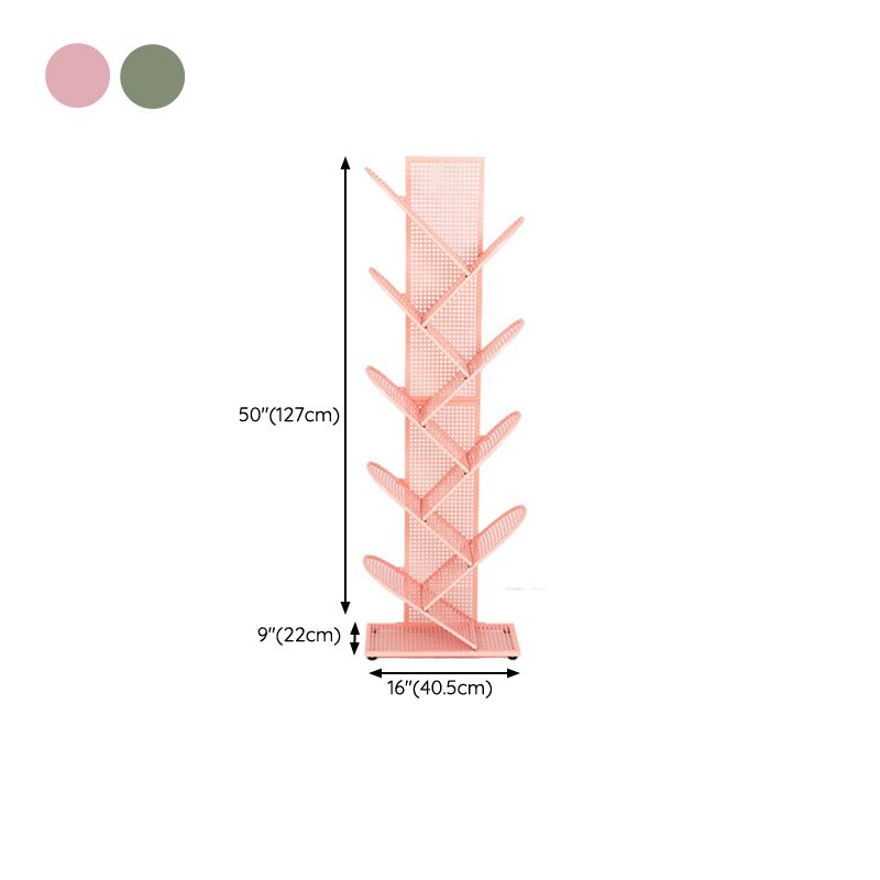 Modern Style Shelf Bookcase Metal Etagere Bookshelf with Shelves