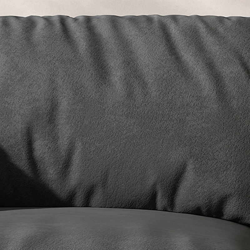 Contemporary Fabric Living Room Cushions Pillow Top Arm Standard Sofa