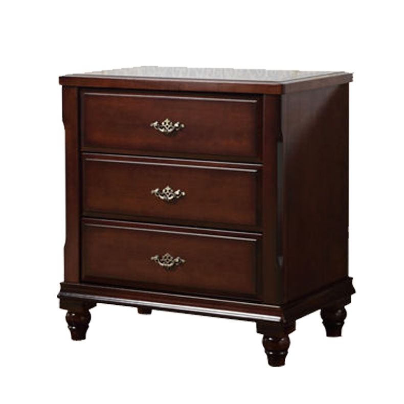 Dark Brown 3/4/5 Drawer Chest 26.57" Wide Solid Wood Accent Chest