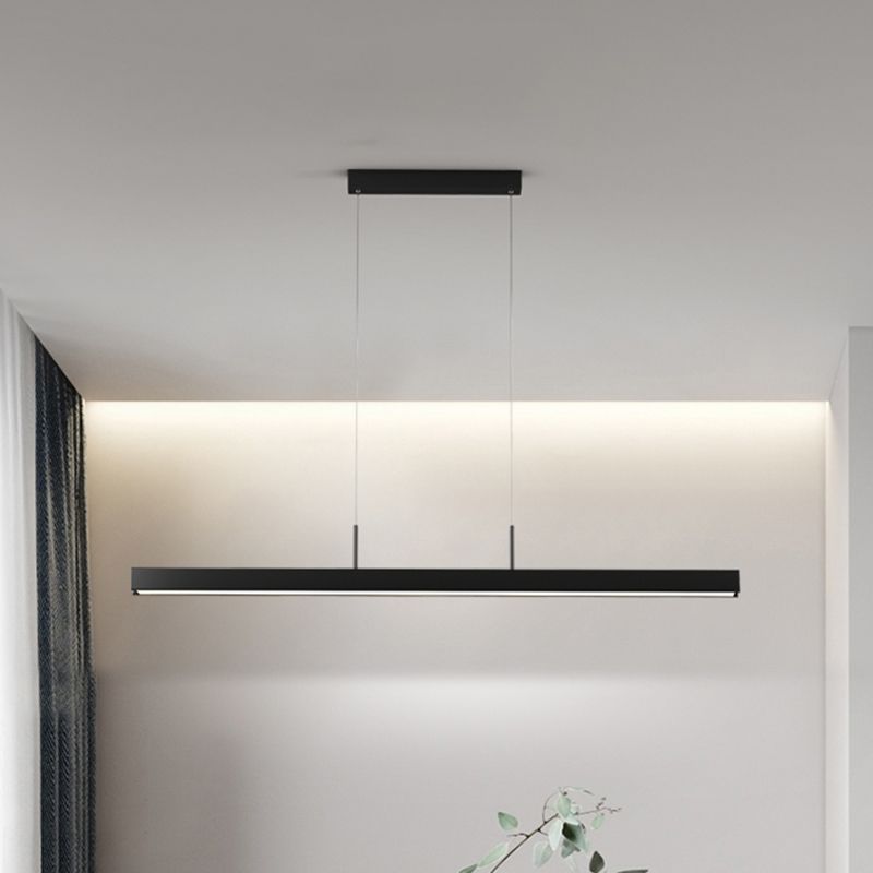 Simplicity Contemporary Kitchen Island Light Acrylic Shade Dining Room Hanging Lamp