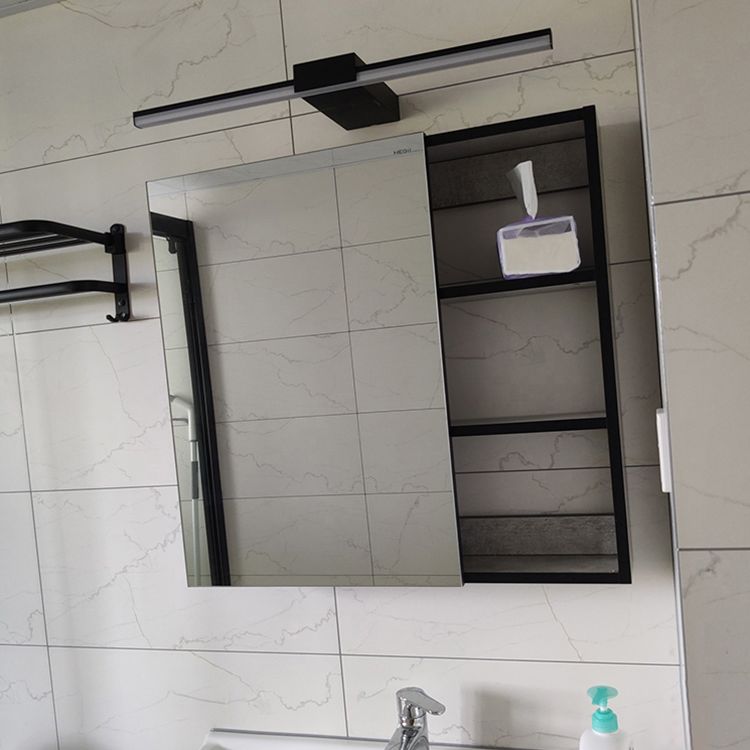 Modern Minimalist Style Linear Wall Mounted Vanity Lights Metal Vanity Wall Light Fixtures for Bathroom