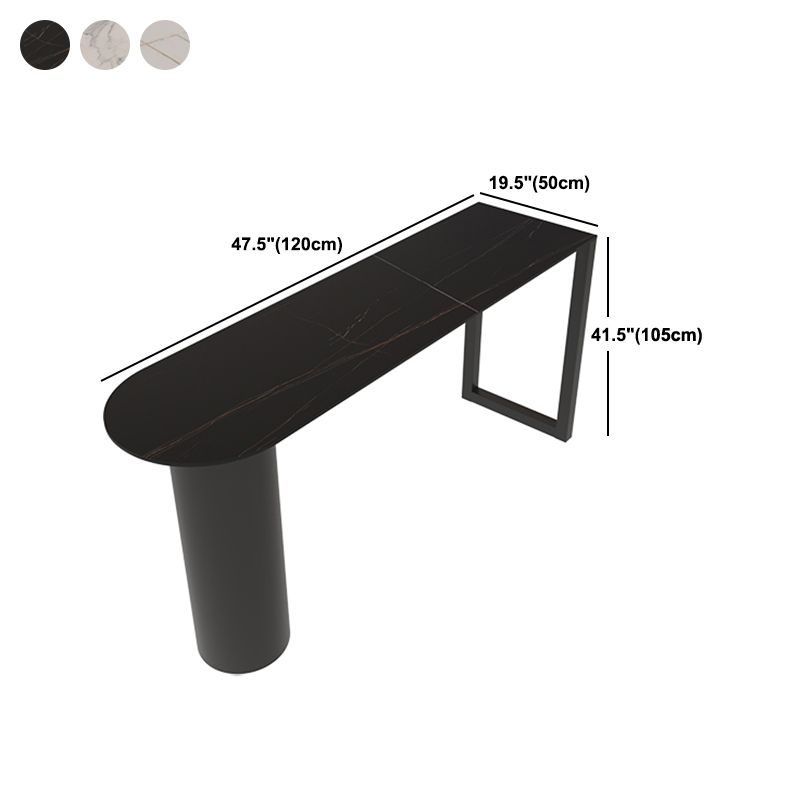 Modern Stone Bar Table Set 1/2/3 Pieces Counter Table for Indoor