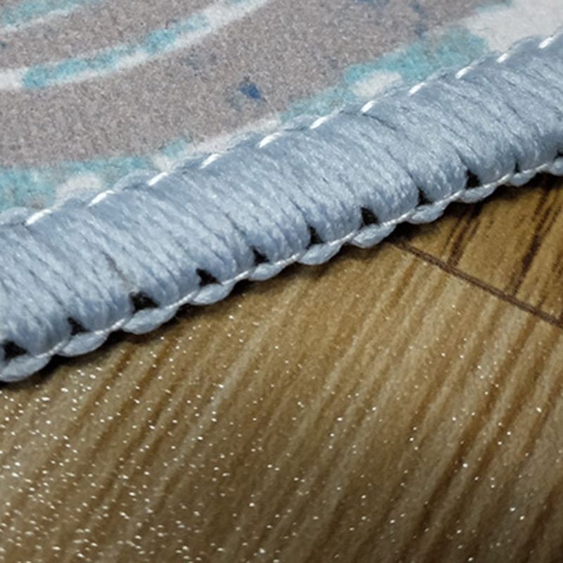 Buntes Teppich aus der Mitte des Jahrhunderts künstlerischer blumbarer Teppich Friendliger waschbarer Teppich für Wohnkultur