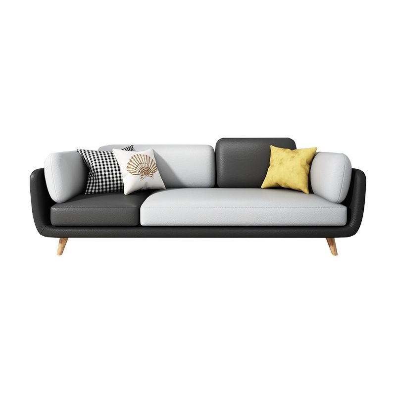 Zeitgenössischer Kissen Top Arm Liege Liebesseat für Wohnzimmer