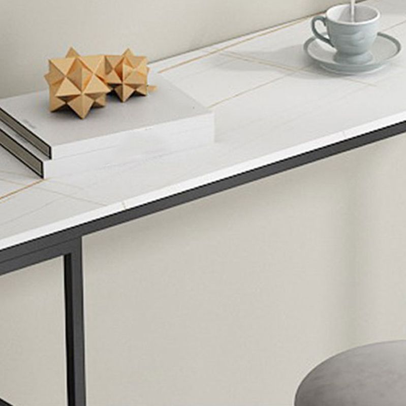 1/2/3 Pieces Modern Rectangular Pub Table Set Sintered Stone Top Counter Table Set