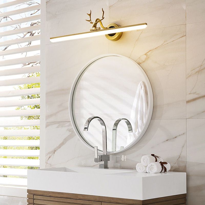 Miniralisme Mirror Light Vanity Lighttures pour les toilettes Salle pour toilettes