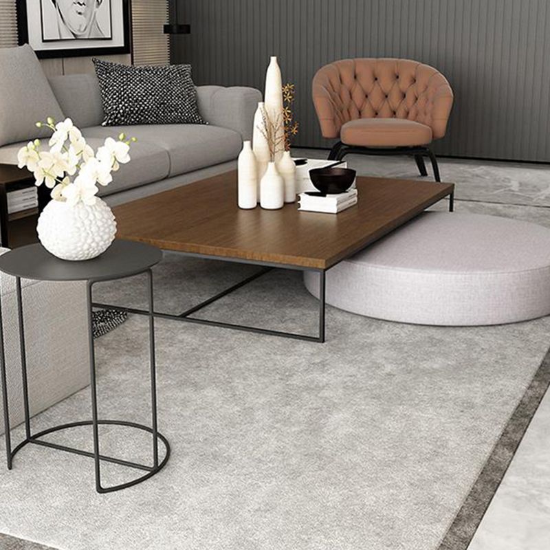 North European Wood Coffee Table Rectangle Frame Cocktail Table