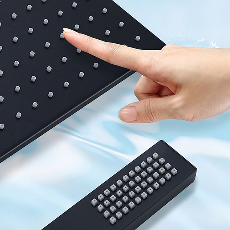 Modern Style Copper Shower System Spot Resist Ceiling Mounted Shower System