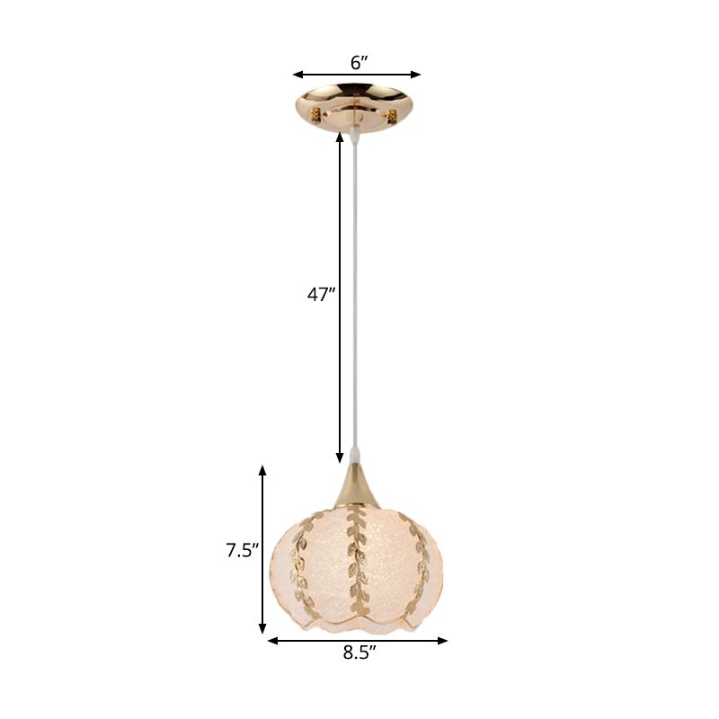 White 1 Light Hanging Pendant Traditional Plastic Dome/Drum/Wide Flare Suspension Lamp for Dining Room