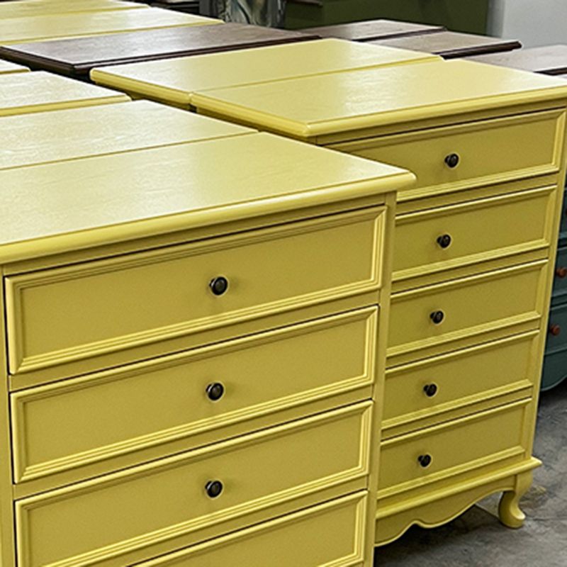 13.65/15.6 Inch W Coastal Dresser Solid Wood Storage Chest Dresser