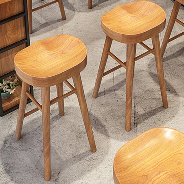 Modern 1/4/9 Pieces Bar Table Set Rectangle Pine Wood Counter Table with High Stools