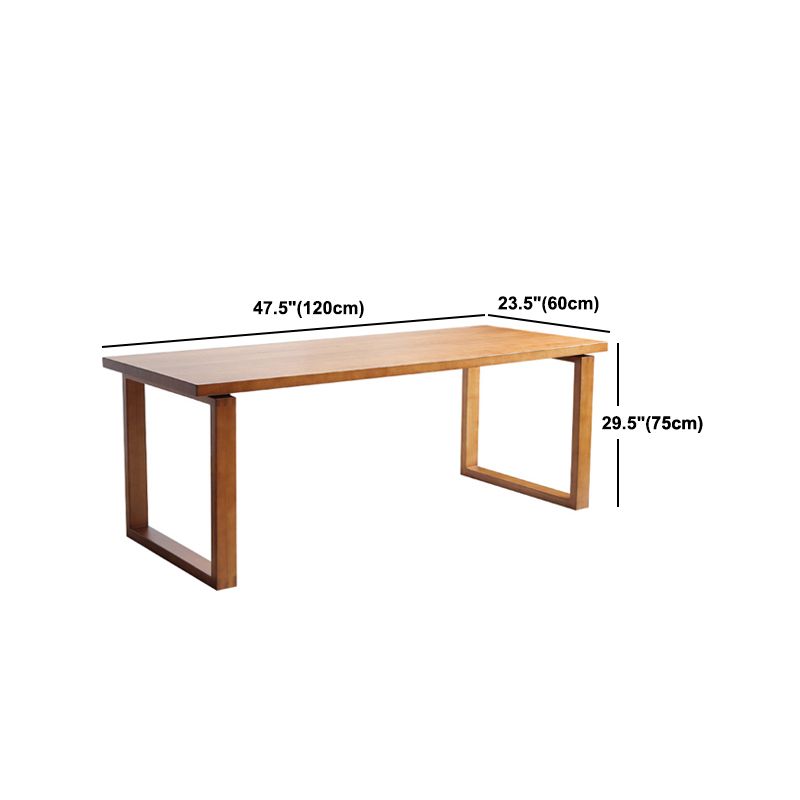 Modern Natural Dining Set 1/2/3/5 Pieces Rectangle Indoor Solid Wood Dinette Set
