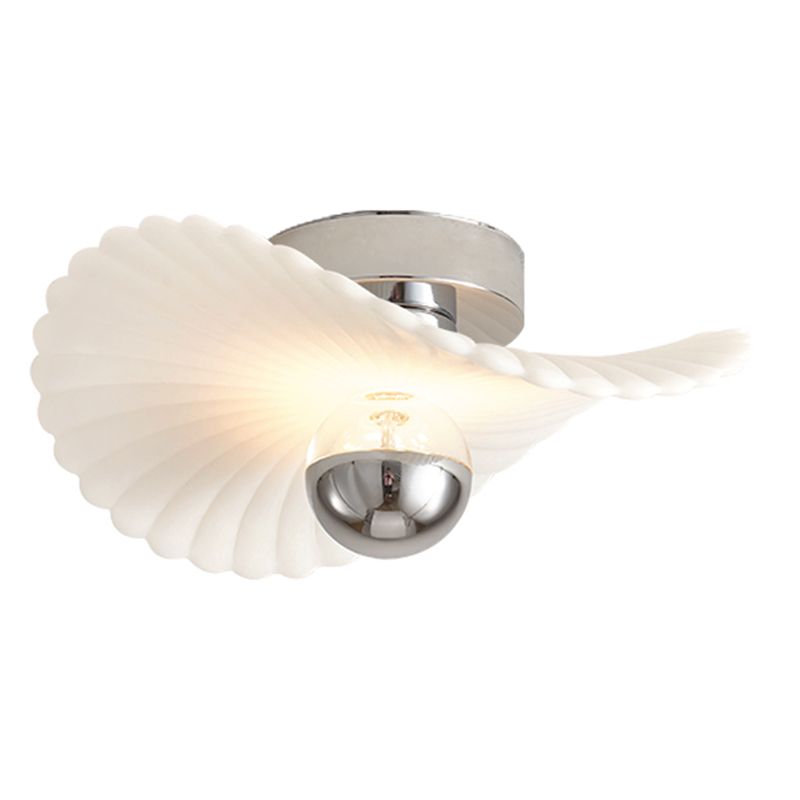 Modern Aluminum Flush Mount Lamp Acrylic Shade Led Flush Mount for Bedroom