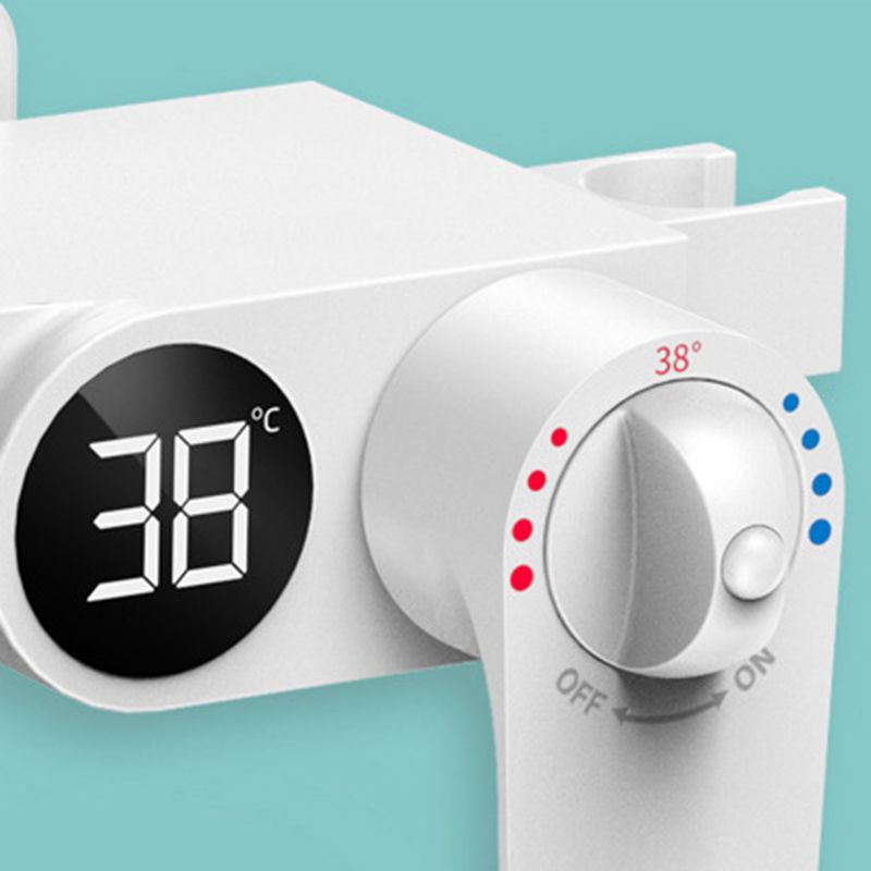 Modern Shower System Wall Mounted Spot Resist Round Shower System with Hand Shower