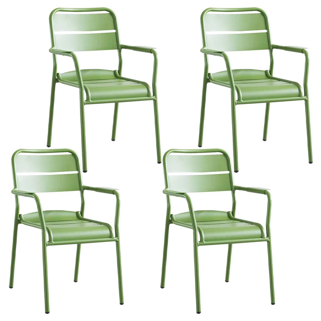 Contemporary Bistro Table Set 1/3/4/5 Pcs Metal Bistro Set for Small Places