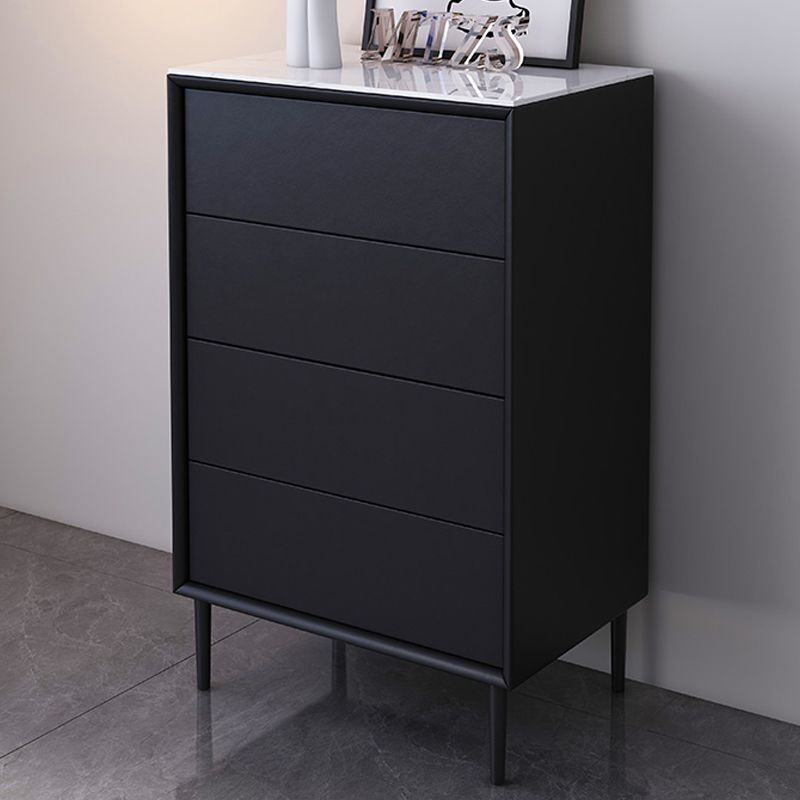 Contemporary Bedroom Wooden Storage Chest 15.7"Wide Chest with Drawers