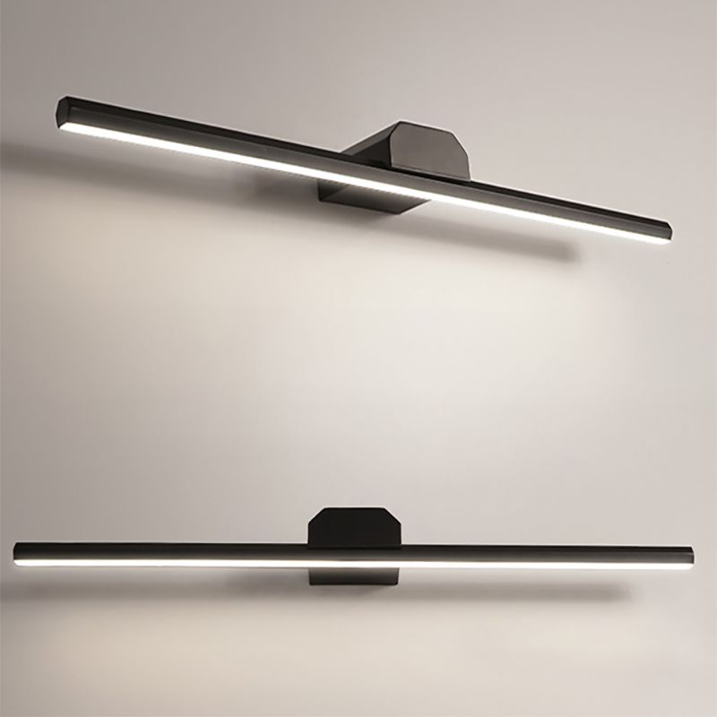 Long Strip Wall Mounted Light Fixture Modern Style LED Vanity Lights for Bathroom