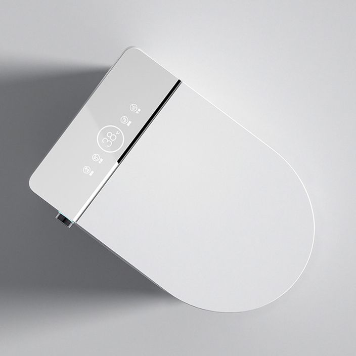 Modern Siphon Jet One Piece Toilet Bowl Heated Seat White Urine Toilet with Toilet Seat