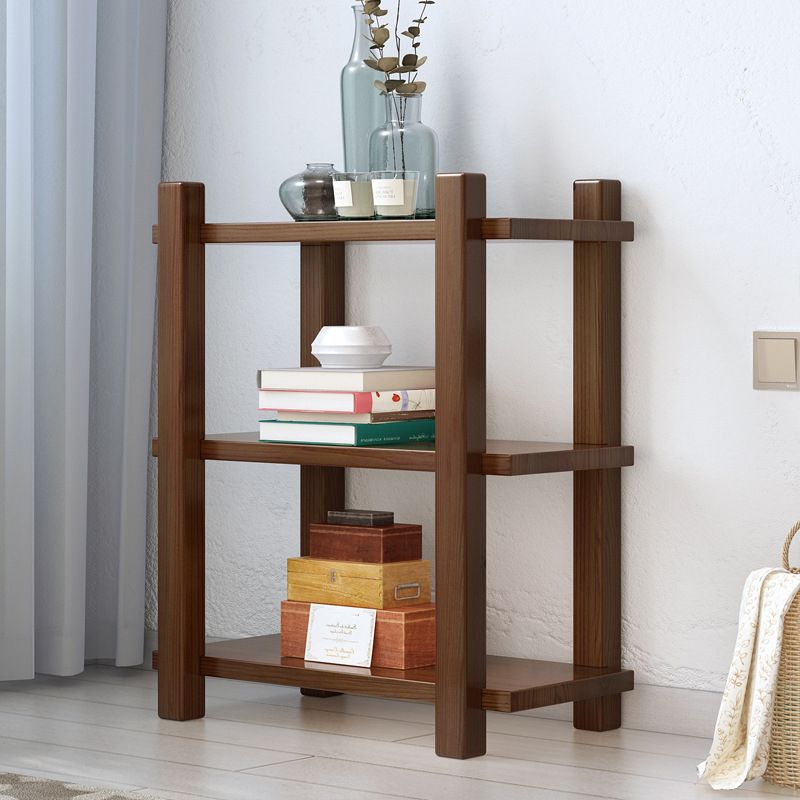 Vertical Shelf Bookcase with Shelves Wooden Bookshelf for Home Office