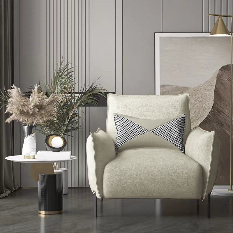 Scandinavian Fabric Accent Sofa Chair, Lounge Chair for living Room