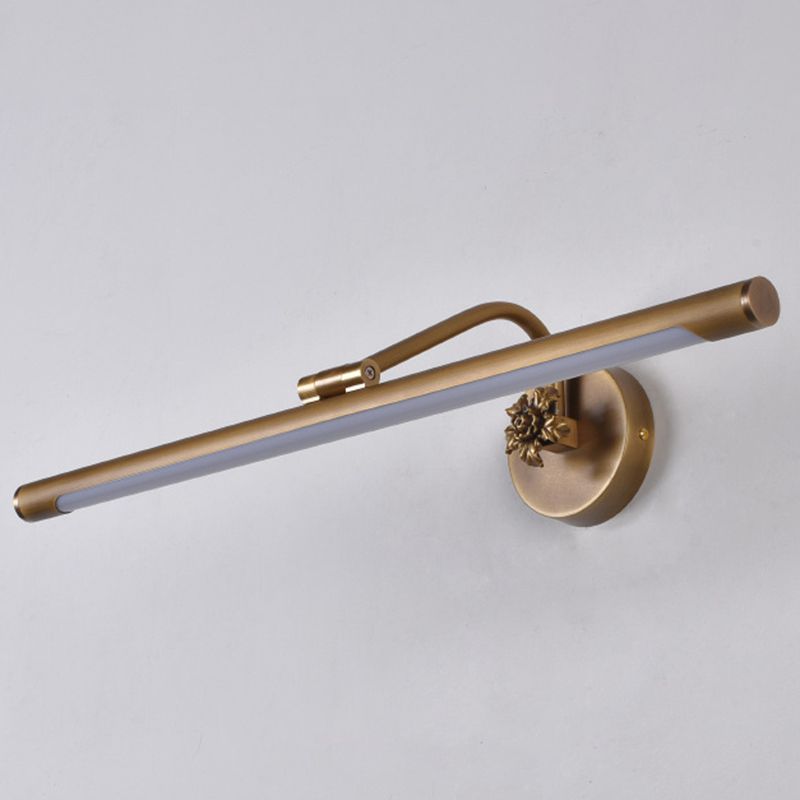 Adjustable Tube Bath Vanity Mirror Light Vintage Metal LED Wall Mount Light Fixture