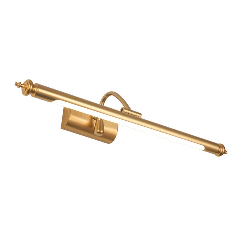 Mid Century Modern Cylindrical Wall Mounted Vanity Lights Metal 1 Light Wall Mount Light Fixture for Bathroom