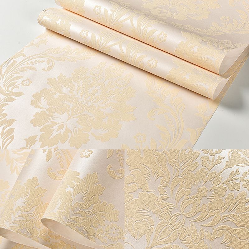 European Retro Damask Wallpaper 31-foot x 20.5-inch Harlequin and Floral Non-Pasted Wall Decor