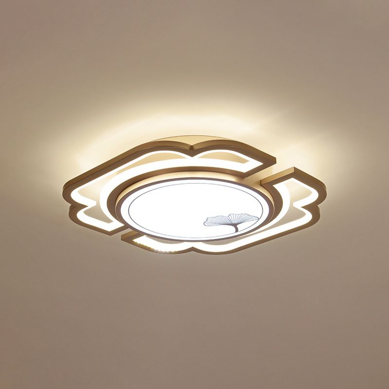 Luminaire de plafond encastré moderne en acrylique, luminaire LED pour salon