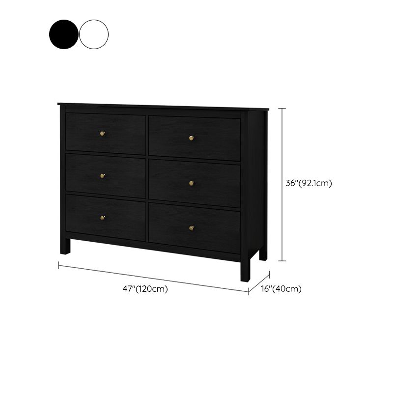 Classic Glam Storage Chest Wooden Storage Chest Dresser with Drawers