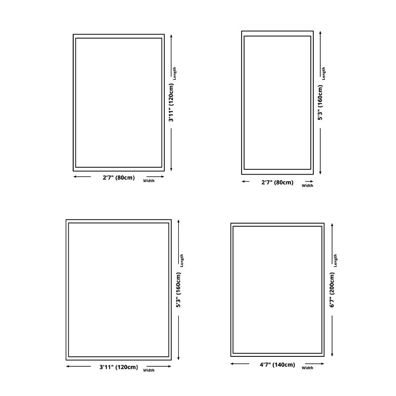 Pink Nordic Rug Polyester Color Block Indoor Rug Stain Resistant Area Rug for Home Decor