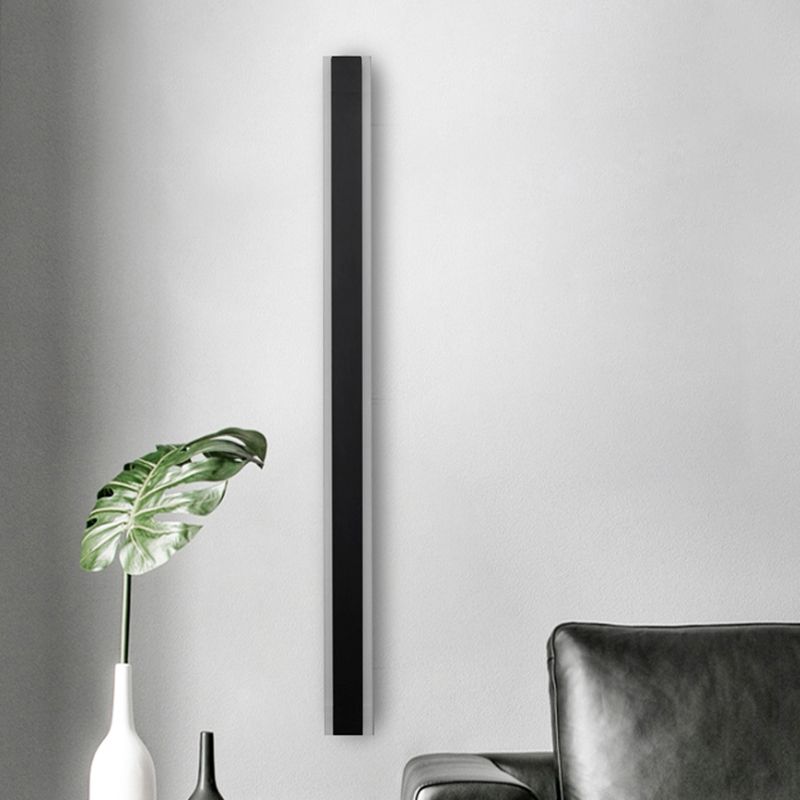 Rechteck -Wandleuchten moderne minimalistische Acryl 1 Licht Eitelkeit Licht