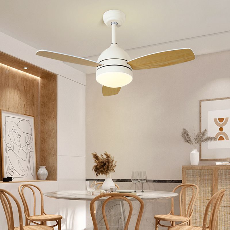 Metal Fan Shape Ceiling Fan Kid Style 1-Light Ceiling Fans Fixtures