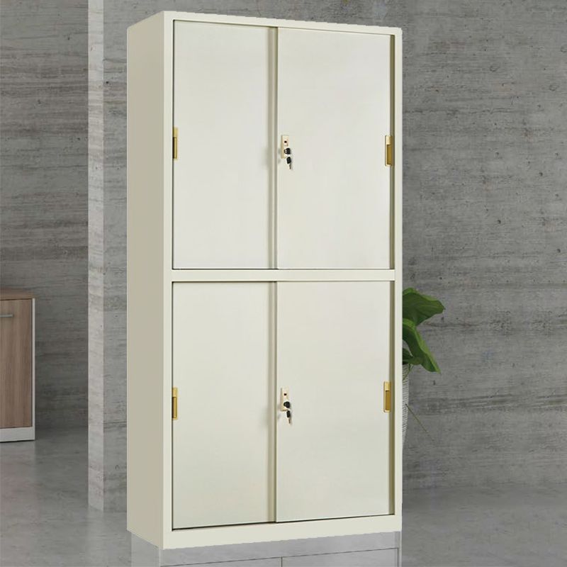 Modern Filing Cabinet Steel Locking Drawers and Storage Shelves Fireproof Cabinet